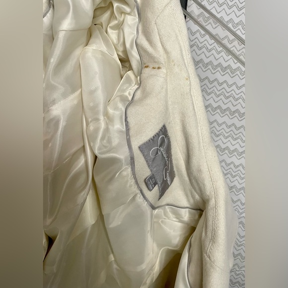 Cream Colored Jessica Simpson Peacoat - Picture 11 of 11